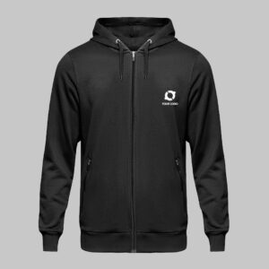 Printed Zipper Cotton Hoodies