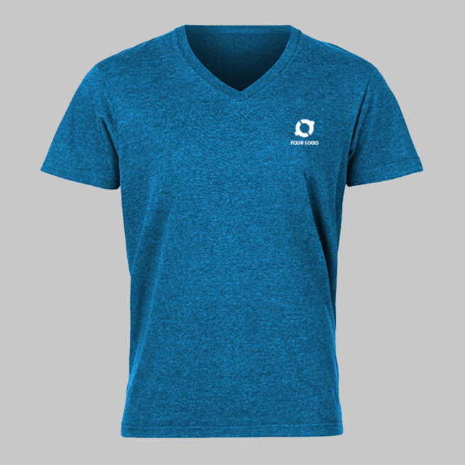 Basic Polyester V Neck T-Shirts